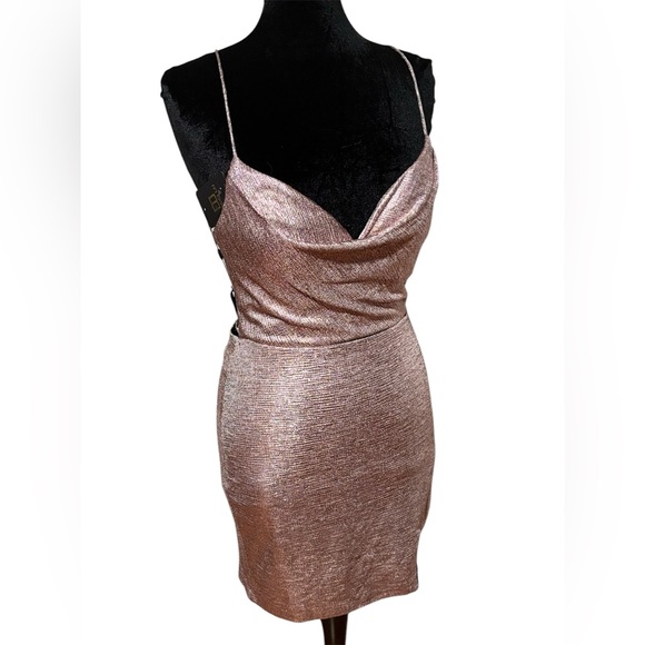 Lucci Lu Metallic Mini Style #4142 in Rose Gold Size 10 - Picture 2 of 10